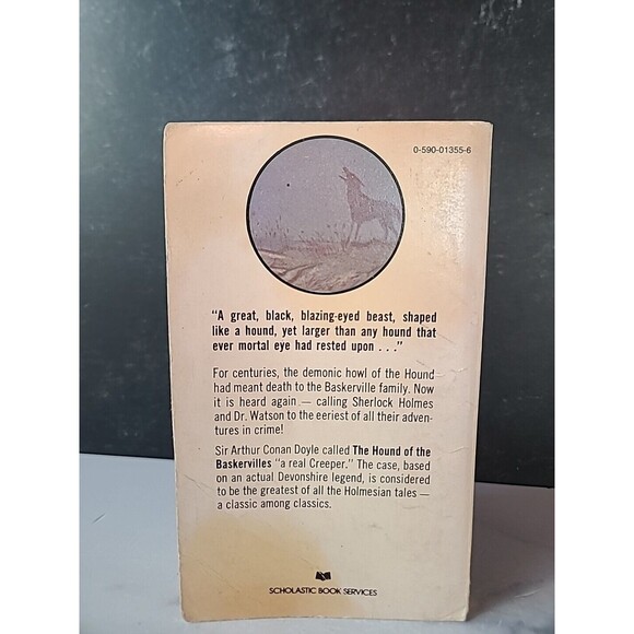 The Hound Of The Baskervilles By Sir Arthur Conan Doyle Paperback - Picture 9 of 10